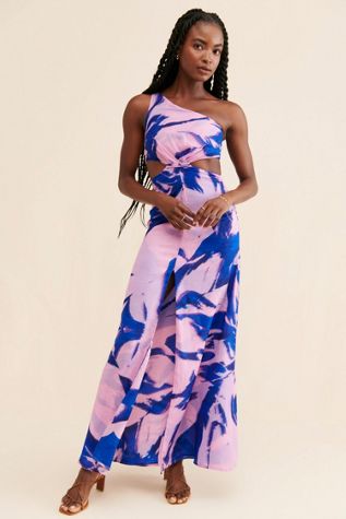 Laagam Caro Knot Front Maxi Dress