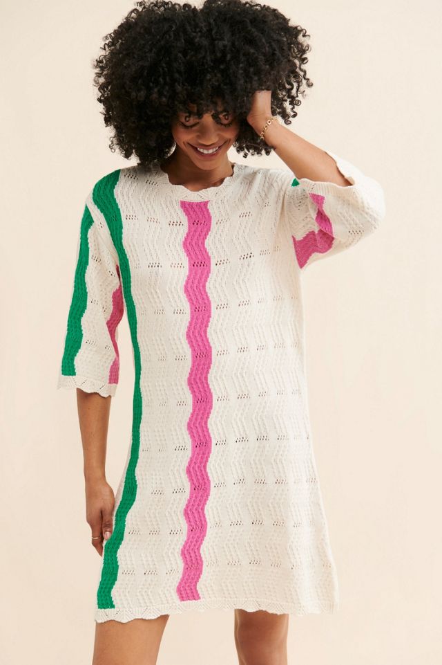 Native Youth Wave Knit Crochet Cover-Up #1
