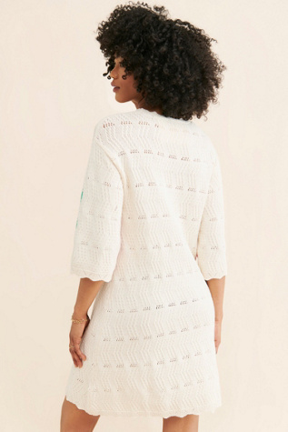 Native Youth Wave Knit Crochet Cover-Up