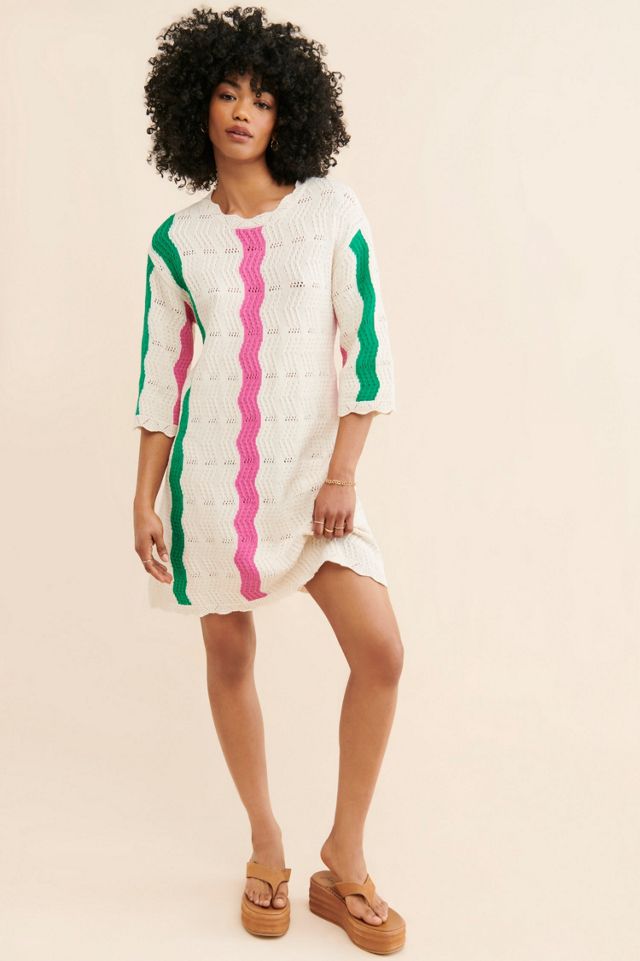 Native Youth Wave Knit Crochet Cover-Up #2