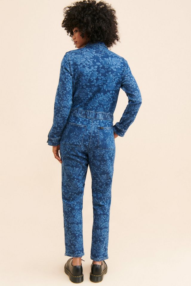 Re_Nuuly x Tricia Fix Rose Embroidered Coveralls #1