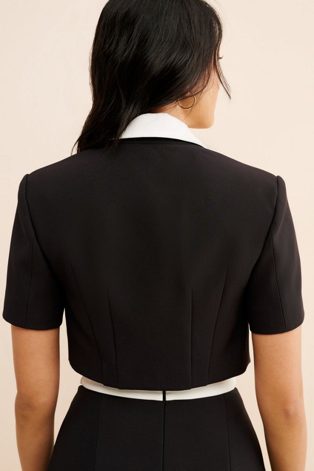 Nuuly x Ronny Kobo Jada Short Sleeve Blazer #1