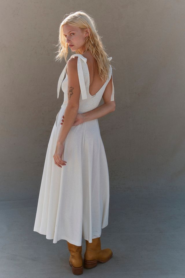 Cecelia Solid Midi Dress #1