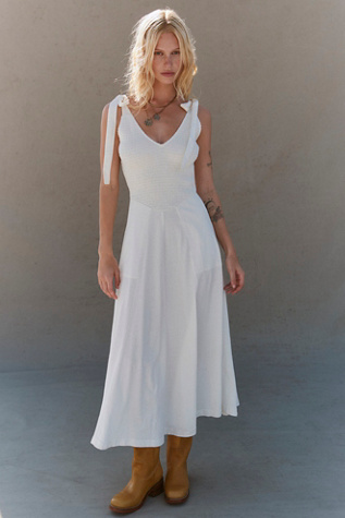 Cecelia Solid Midi Dress