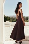 Cecelia Solid Midi Dress
