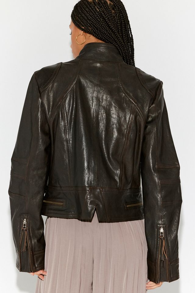 We The Free Circe Leather Jacket #1
