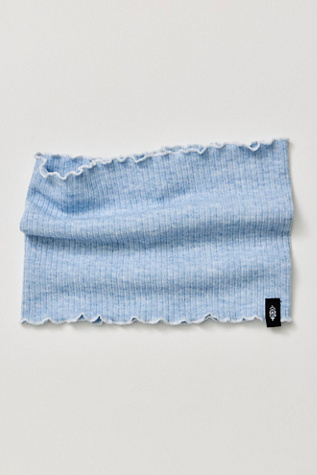 Barre Extra Wide Soft Headband at Free People in Blue