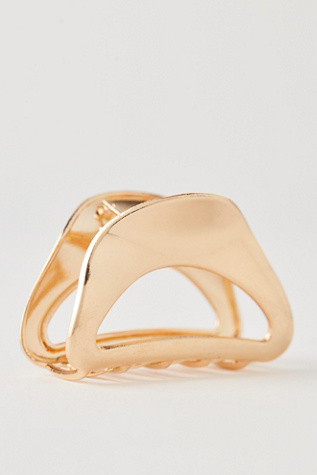 Pasha Mini Claw by Free People in Gold