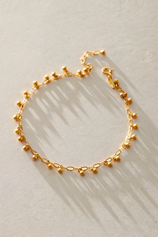 Satya Jewelry Joyful Journey Anklet at Free People in Gold