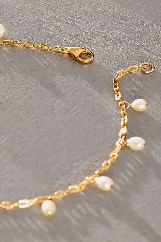 Atma Prema Pearl Dangle Anklet #1