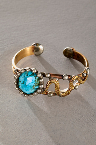 Mikal Winn Snake & Stone Cuff