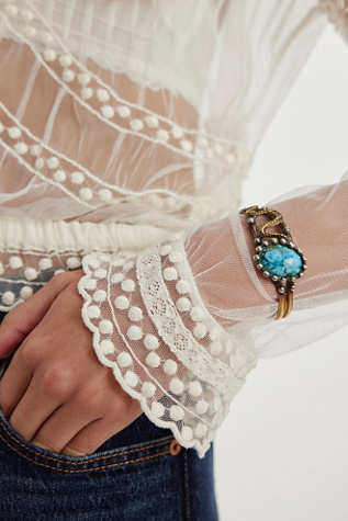 Mikal Winn Snake & Stone Cuff