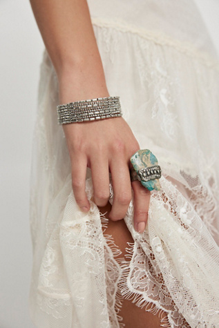 Mikal Winn Slab Ring at Free People in Blue