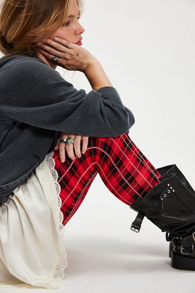Highland Hues Tartan Tights #1
