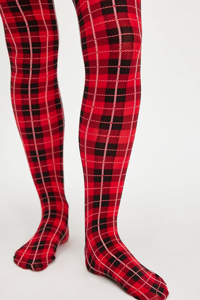 Highland Hues Tartan Tights #2