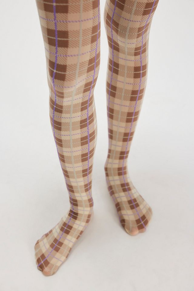 Highland Hues Tartan Tights #1