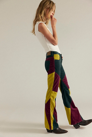 We The Free On Your Side Cord Patched Bootcut Jeans