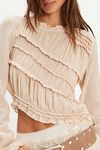 Pink Sands Ruched Long Sleeve Top
