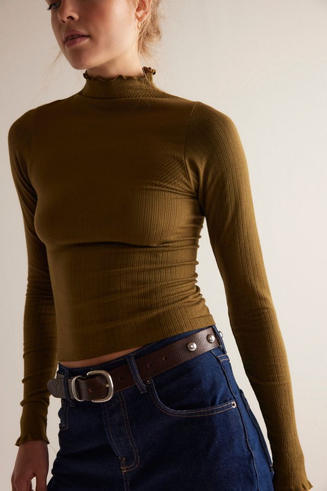 So Soft Seamless Modal Mock Neck #3
