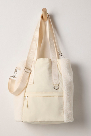 FP Movement Cream Sherpa Sling Shoulder Bag Fp movement overachiever sherpa - Gem main image 4