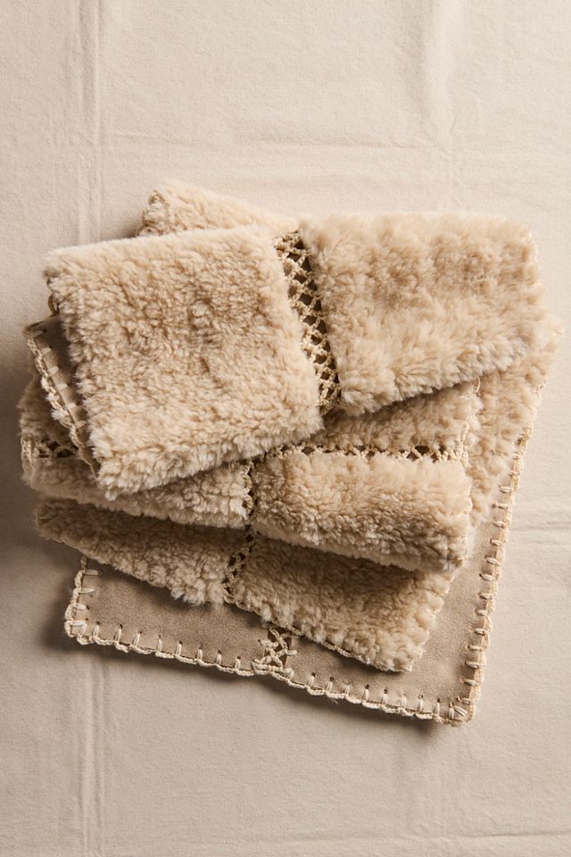 Sherpa Hand Crochet Scarf #1