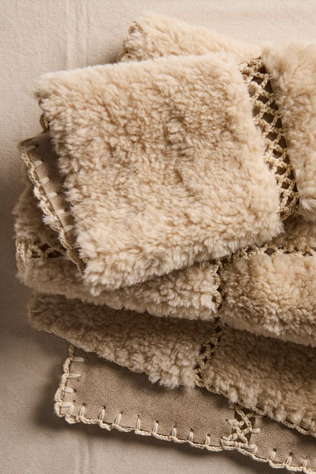 Sherpa Hand Crochet Scarf #2