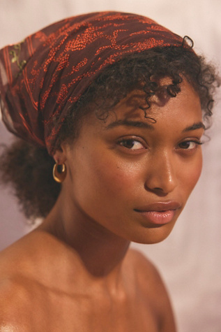 Chann Luu In The Fog Bandana by Chan Luu at Free People in Red