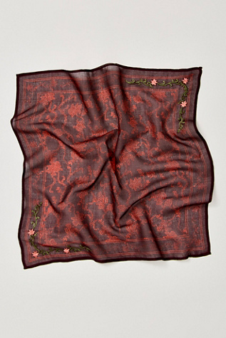 Женские аксессуары Chan Luu Chann Luu In The Fog Bandana, цвет: Красный — фото 3