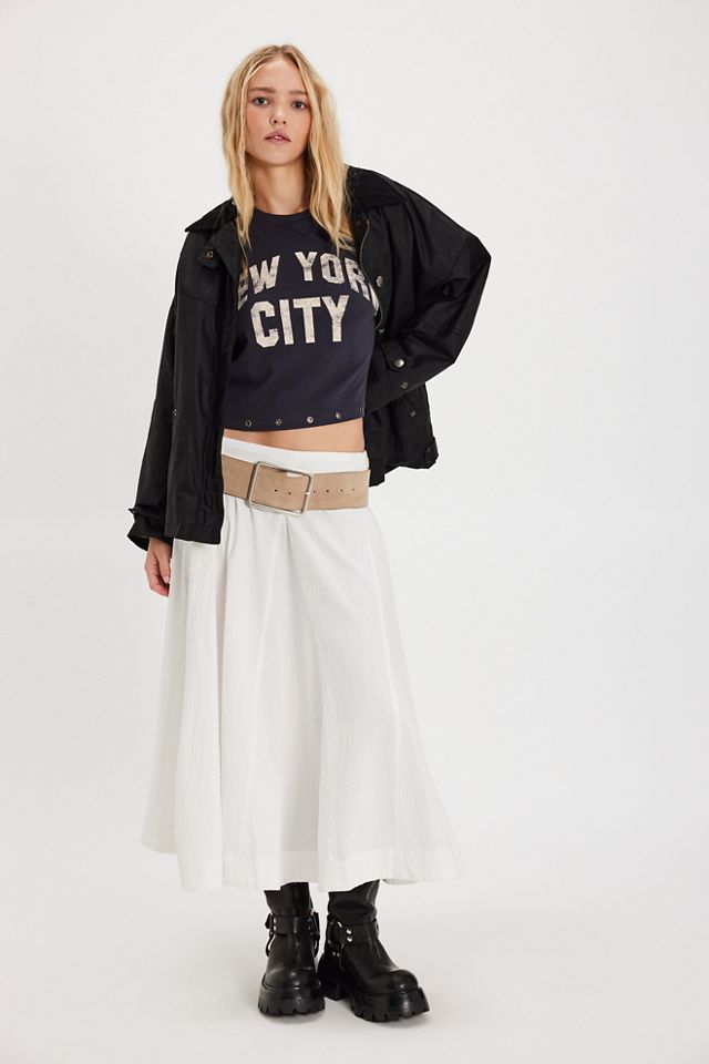 Crop top à œillets noir Tricia Fix #2