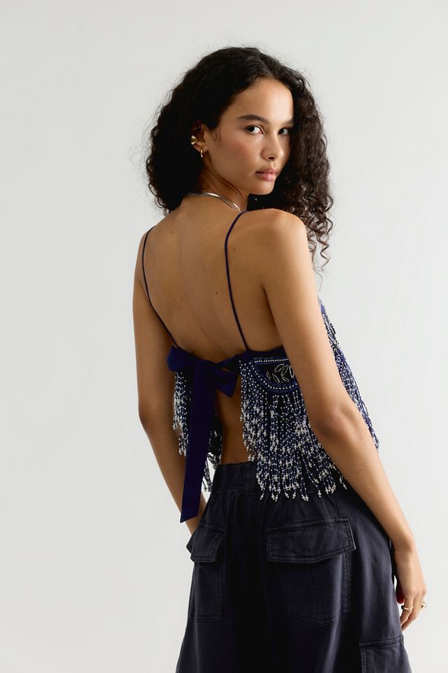Night Moves Fringe Top #1