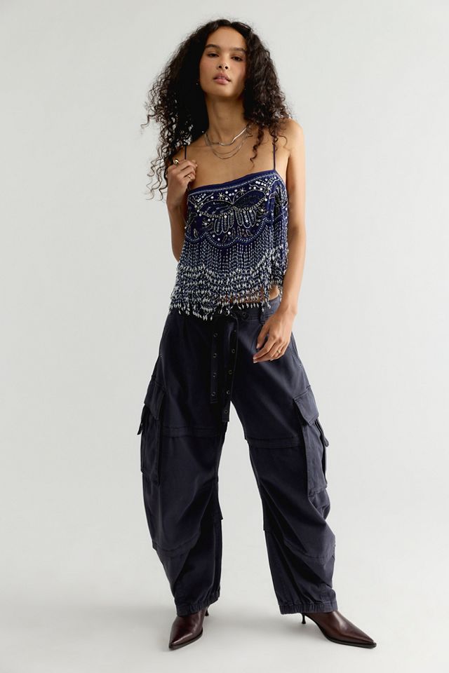 Night Moves Fringe Top #2
