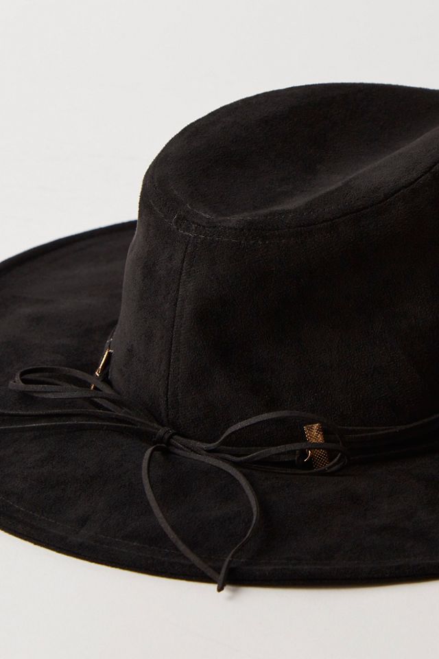 Lotta Embroidered Suede Fedora #3