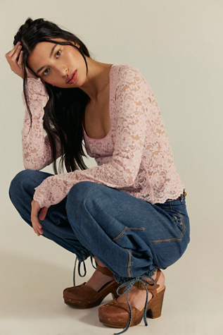 Kira Lace Long Sleeve Top