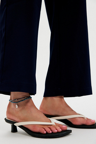 Trackside Thong Heels by BC Footwear by Seychelles at Free People in White, Size: US 9.5