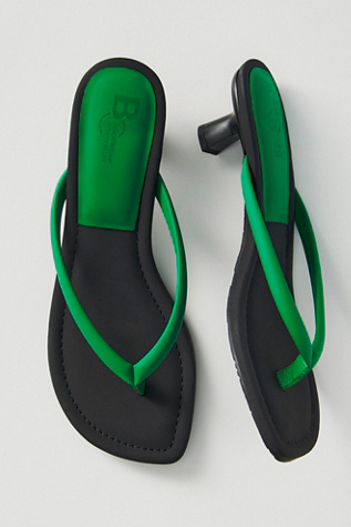 Trackside Thong Heels by BC Footwear by Seychelles at Free People in Green Vegan Leather, Size: US 7.5