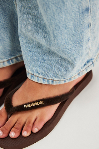 Havaianas Slim Square Velvet Flip Flops