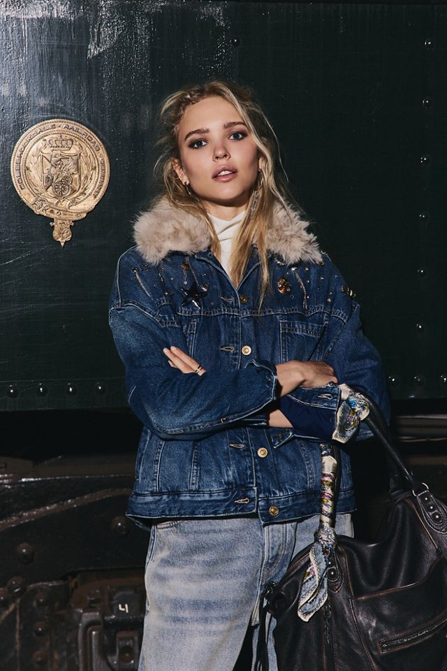 Veste Opal Swing à col en fausse fourrure #2