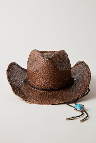 Coco Cowboy Hat at Free People in Chocolate