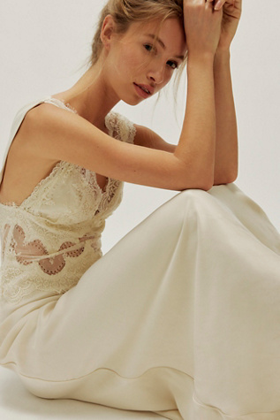 Женское платье THIRD FORM Visions Lace Maxi, цвет: Buttercream — фото 4