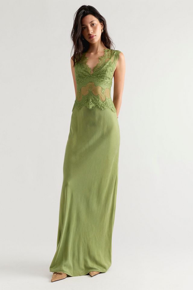 Robe longue en dentelle Visions THIRD FORM #1