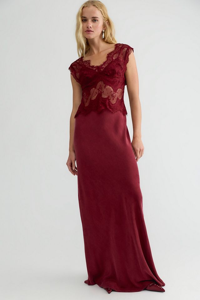 Robe longue en dentelle Visions THIRD FORM #2