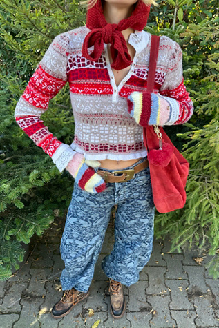 Gift Wrapped Henley Top