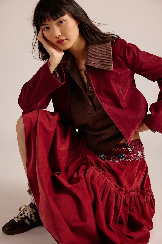 Terra Smocked Maxi Skirt Set #3