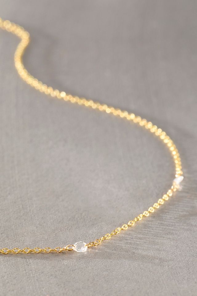 FP x Elisabeth Bell Floating 3 Diamond Necklace #1
