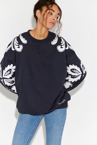 Sweat-shirt appliqué Wrangler