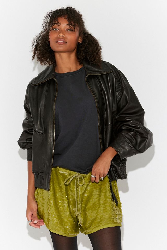 Wisteria Sequin Shorts #2