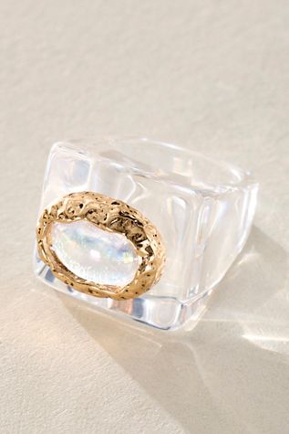 Joy Dravecky Luster Solitare Ring
