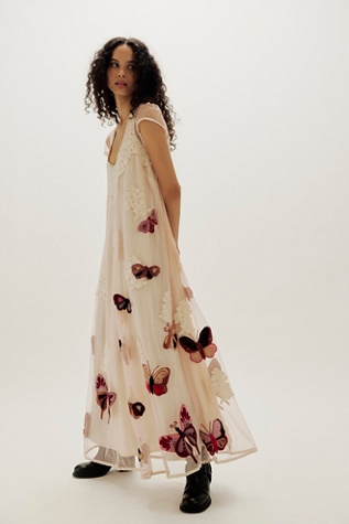 Butterfly Grove Maxi Dress