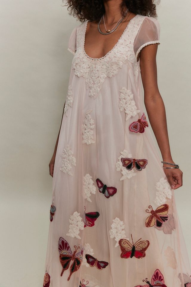 Butterfly Grove Maxi Dress #1