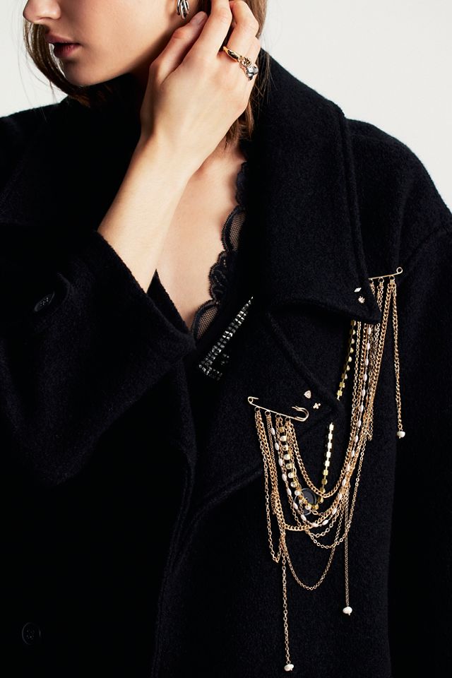 Broche longue à perles Ariana Ost #3